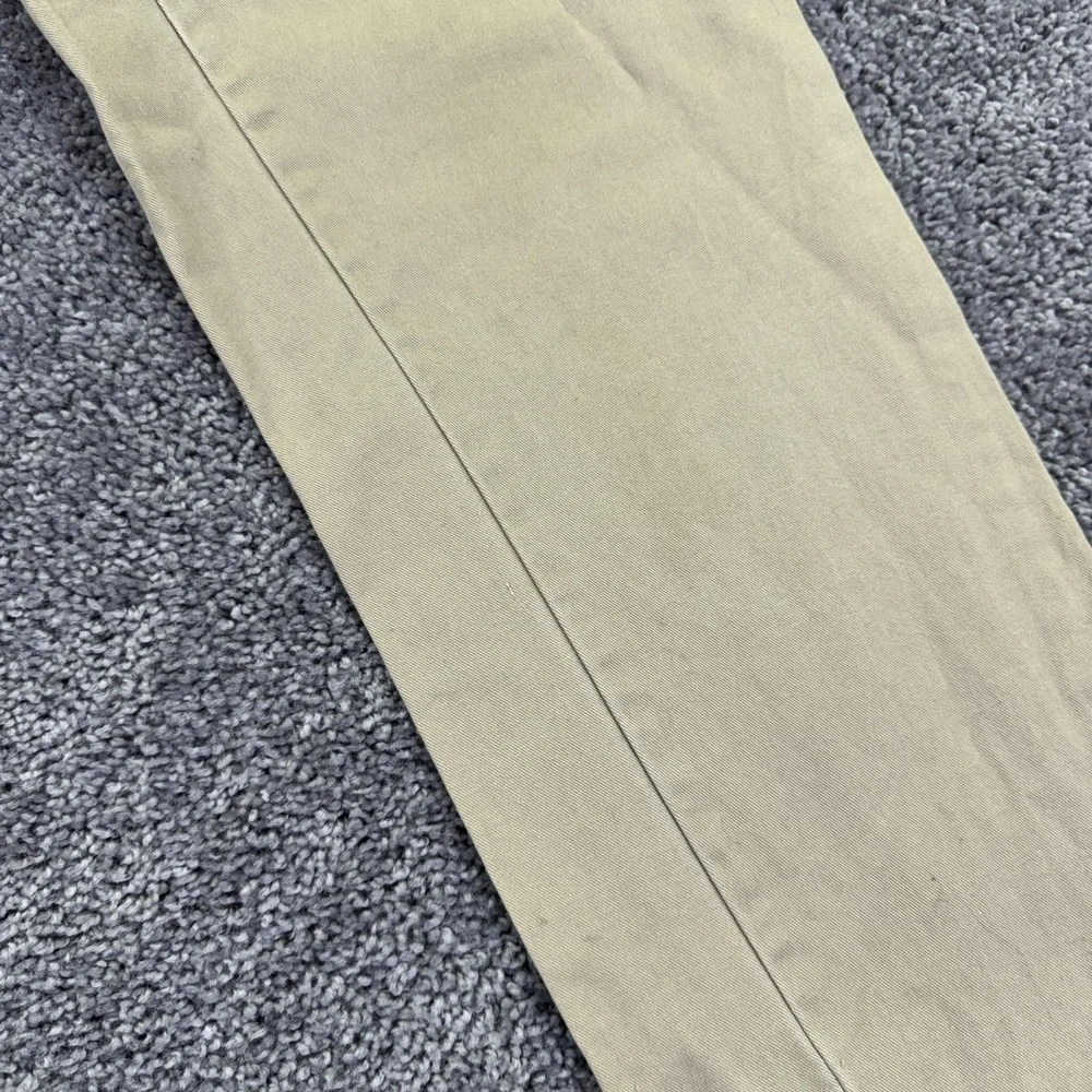 10W Apparel Khakis Pants Mens 32x34 Beige Canvas Straight Workwear Casual
